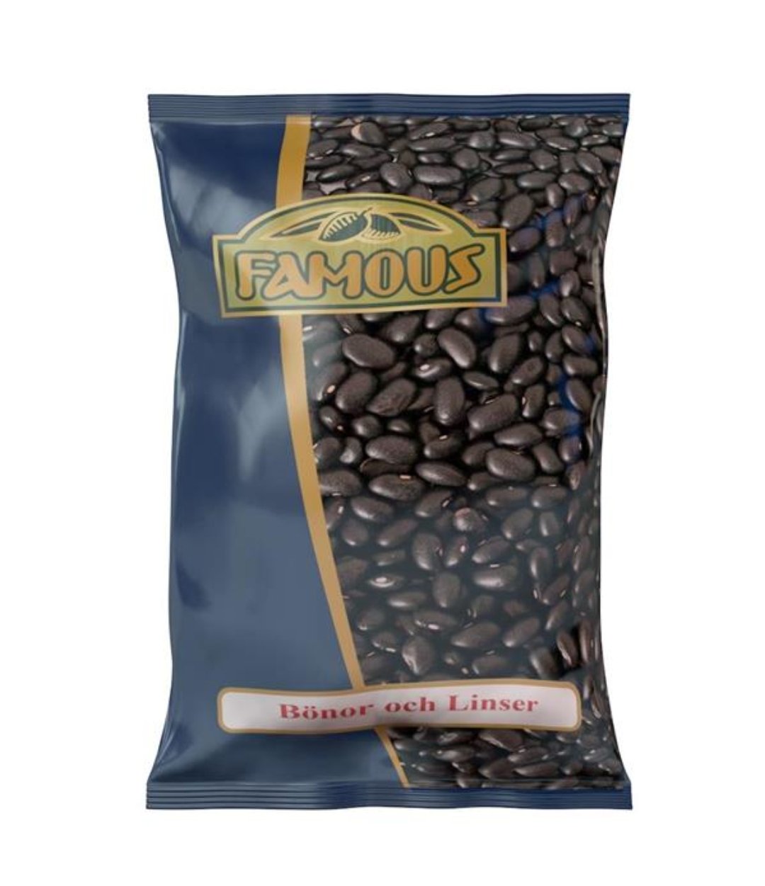 1000002120.jpg FAMOUS SVARTA BÖNOR 900G - الصورة 1