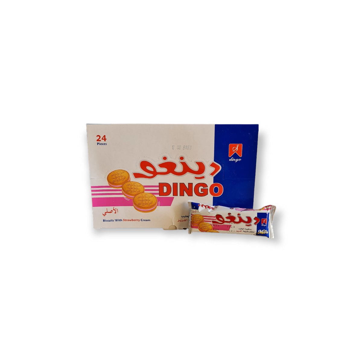 58854-1.jpg BISCUIT DINGO M JORDGUBBAR CREMA - الصورة 1