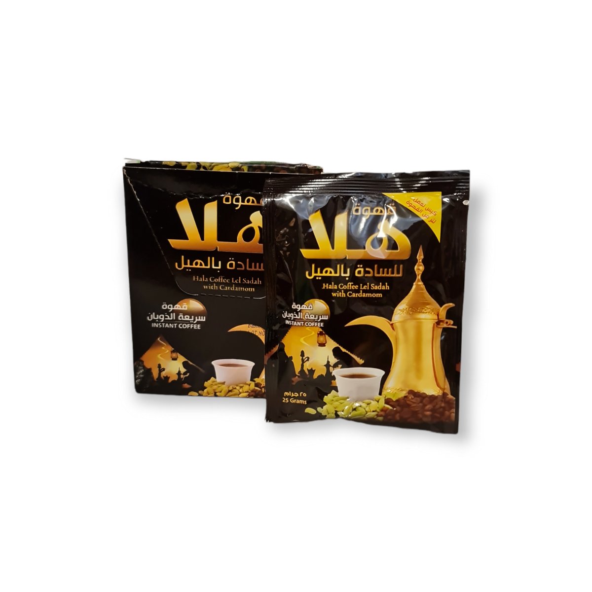 62527-1.jpg HALA CAFFEE MED KARDAMOM 25G - الصورة 1