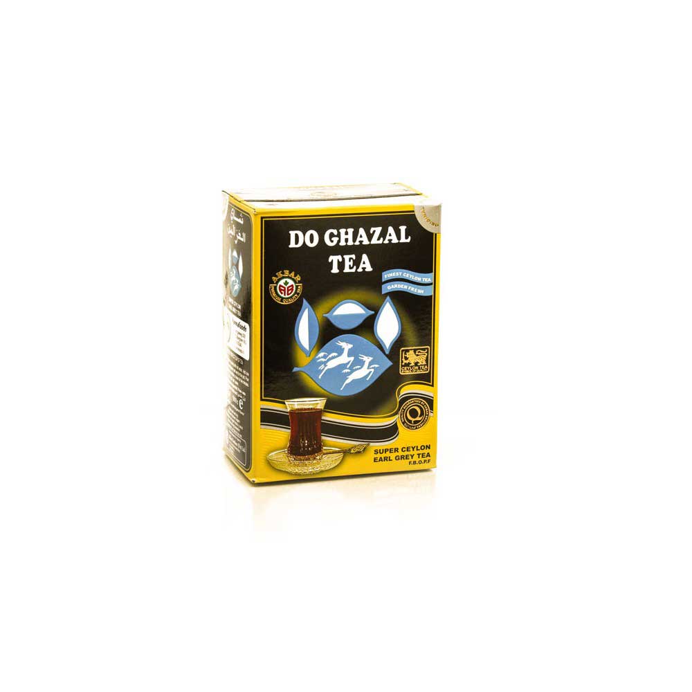 Do-ghazal-te-400g-شاي-دو-غزال-1.jpg DO GHAZAL EARL GREY LÖS (SVART) 500G - Bild 1