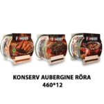 KONSERV AUBERGINE RÖRA 460G