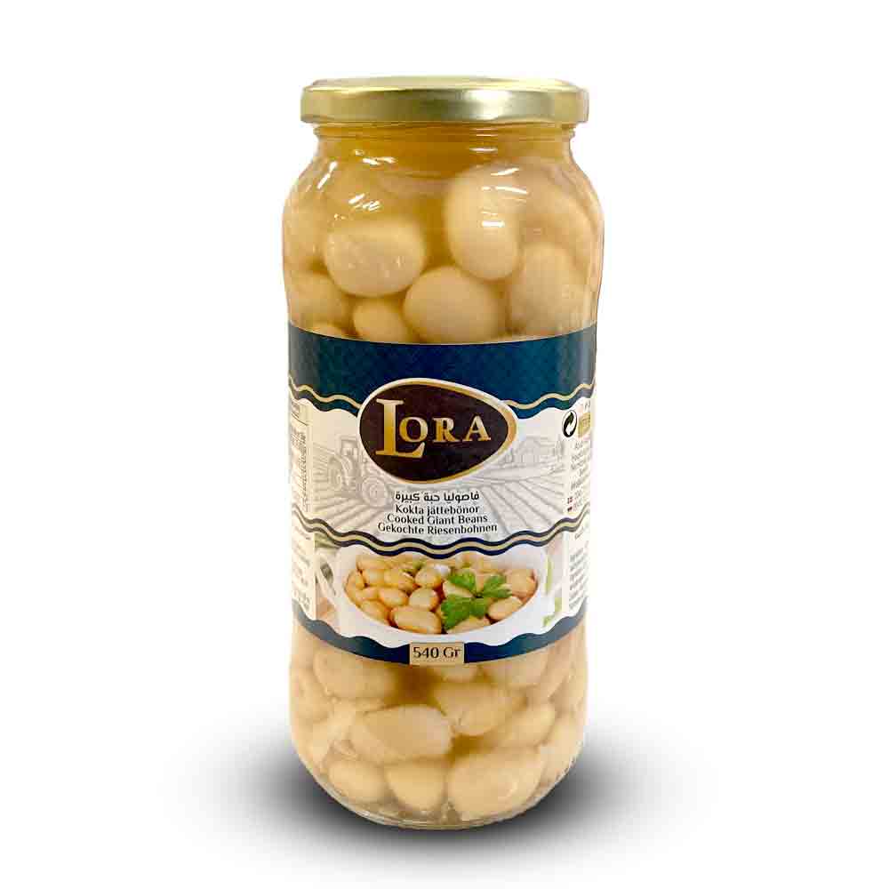 kokta-jattebonor-lora.jpg LORA VITABÖNOR STORA 540G - Bild 1