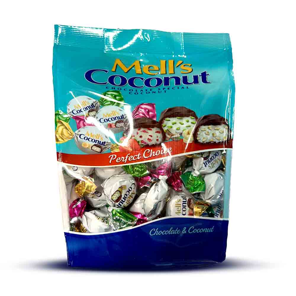 mells-kokos.jpg MELLS KOKOS CHOKLAD OLIKA 500G - Bild 1